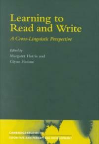 Learning to read and write : a cross-linguistic perspective