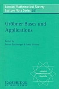 Grobner Bases and Applications (Paperback)