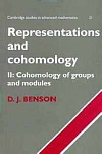 Representations and Cohomology: Volume 2, Cohomology of Groups and Modules (Paperback)