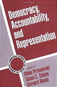Democracy, Accountability, and Representation (Paperback)