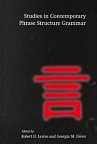 Studies in Contemporary Phrase Structure Grammar (Hardcover)