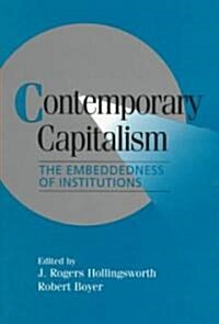 Contemporary Capitalism : The Embeddedness of Institutions (Paperback)