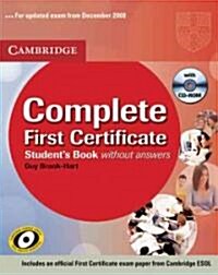 Complete First Certificate Students Book with CD-ROM (Package)