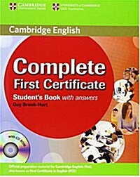 Complete First Certificate Students Book with Answers with CD-ROM (Package)