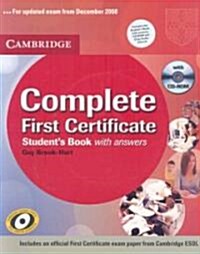 Cambridge Complete First Certificate: Students Book with Answers [With CDROM and 3 CDs] (Paperback)