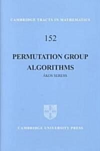 Permutation Group Algorithms (Hardcover)