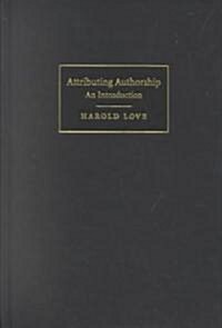 Attributing Authorship : An Introduction (Hardcover)
