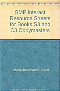 SMP Interact Resource Sheets for Books S3 and C3 Copymasters (Other)