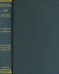 International Law Reports : Consolidated Table of Cases, Volumes 1-125 (Hardcover)
