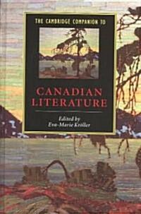 The Cambridge Companion to Canadian Literature (Hardcover)
