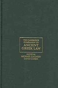 The Cambridge Companion to Ancient Greek Law (Hardcover)