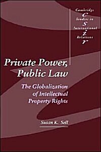 Private Power, Public Law : The Globalization of Intellectual Property Rights (Hardcover)