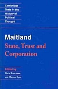 Maitland: State, Trust and Corporation (Hardcover)