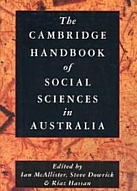 The Cambridge Handbook of Social Sciences in Australia (Hardcover)