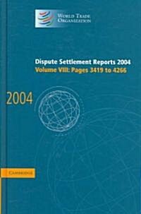 Dispute Settlement Reports 2004 (Hardcover)