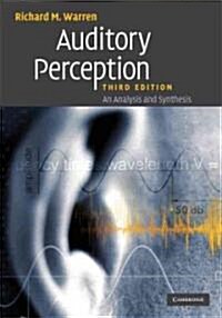 Auditory Perception: An Analysis and Synthesis (Hardcover, 3, Revised)