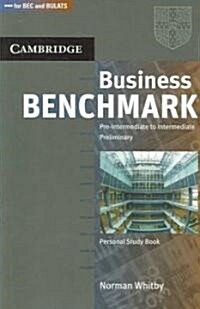 Business Benchmark Pre-Intermediate to Intermediate Personal Study Book BEC and BULATS Edition (Paperback)