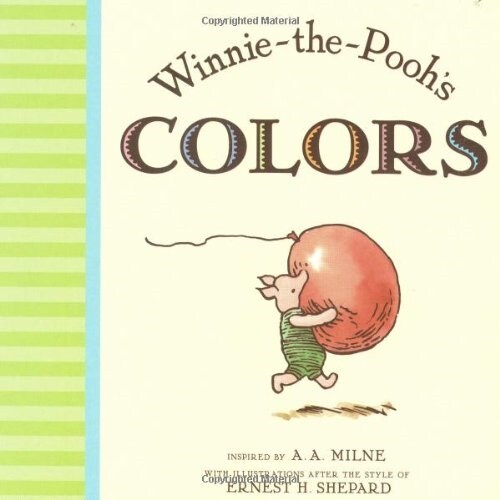 [중고] Winnie-The-Pooh‘s Colors (Board Books)
