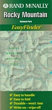 Rand McNally Rocky Mountain National Park Easyfinder Map (Hardcover)
