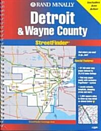 Rand McNally Detroit/Wayne County Street Finder (Map)