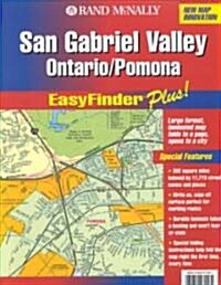 Rand McNally San Gabriel Valley, Ca Easyfinder Plus Map (Paperback)