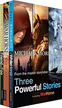 Michael Morpurgo Three Powerful Stories : Friend or Foe, War Horse and White Horse of Zennor (Paperback)