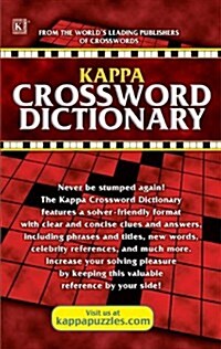 Kappa Crossword Dictionary (Paperback)