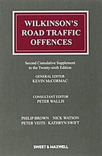 Wilkinsons Road Traffic Offences (Paperback)