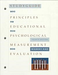 Study Guide for Saxs Principles of Educational and Psychological Measurement and Evaluation, 4th (Paperback, 4th)