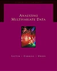 Analyzing Multivariate Data [With CDROM] (Hardcover)