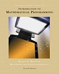 [중고] Introduction to Mathematical Programming: Applications and Algorithms, Volume 1 (with CD-ROM and Infotrac) [With CDROM and Infotrac]              (Hardcover, 3rd)