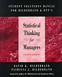 Student Solutions Manual for Statistical Thinking for Managers (Paperback, 4th)