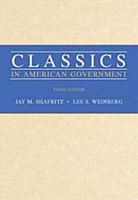 Classics in American Government (Paperback, 3, Revised)