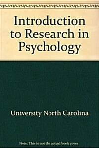 Introduction to Research in Psychology (Paperback)