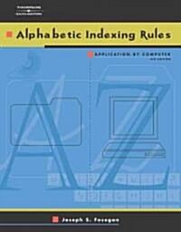 Alphabetic Indexing Rules: Application by Computer [With CDROM] (Paperback, 4)