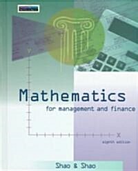Mathematics for Management and Finance (Paperback, 8th, Subsequent)