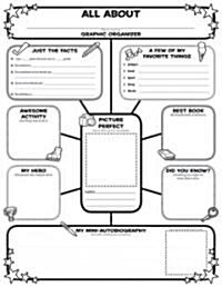 Graphic Organizer Posters: All-About-Me Web: 30 Fill-In Personal Posters for Students to Display with Pride (Paperback)