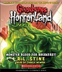 [중고] Monster Blood for Breakfast! (Goosebumps Horrorland #3) (Audio CD)