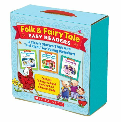 Folk & Fairy Tale Easy Readers: 15 Classic Stories That Are Just Right for Young Readers (Boxed Set)