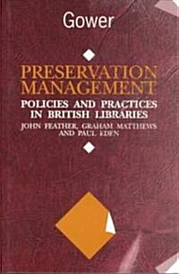 Preservation Management (Hardcover)