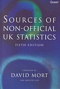 Sources of Non-Official Uk Statistics (Hardcover, 5th)