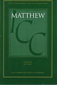 Matthew 19-28 : Volume 3 (Hardcover)