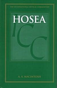 Hosea (ICC) (Hardcover)