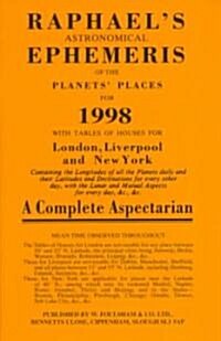 Raphaels Astronomical Ephemeris of the Planets Places (Paperback)
