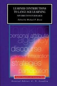 Learner contributions to language learning : new directions in research