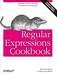 Regular Expressions Cookbook (Paperback, 1st)