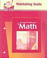 McDougal Littell Middle School Math, Course 1: Notetaking Guide, Student Edition (Paperback)