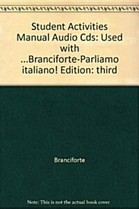 Parliamo Italiano! Student Sam Audio Compact Disc (Audio CD, 3rd)