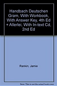 Handbach Deutschen Gram, With Workbook, With Answer Key, 4th Ed + Allerlei, With In-text Cd, 2nd Ed (Paperback, 4th)
