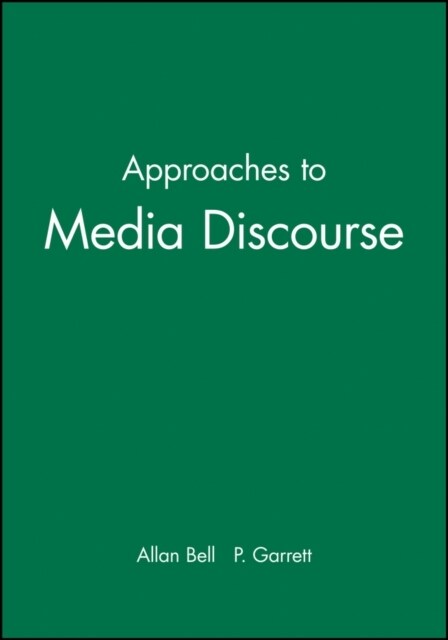 [중고] Approaches to Media Discourse (Paperback)